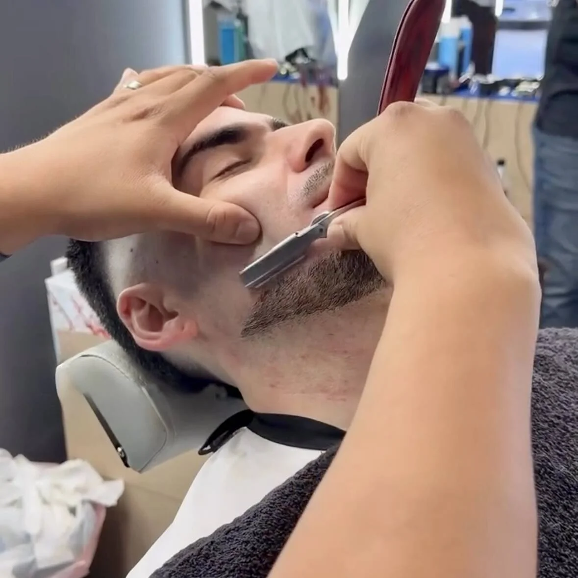 Beard trim and shaping